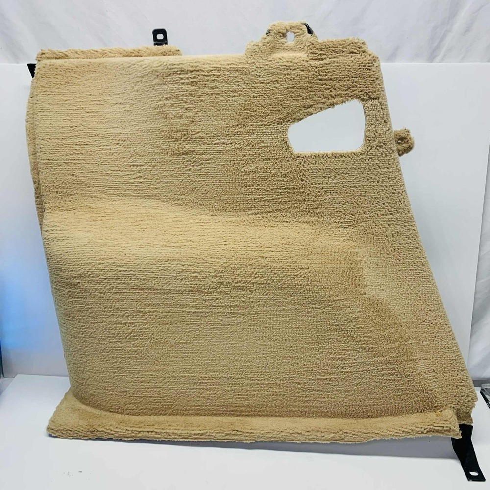 2004-2010 BMW X3 REAR TRUNK SIDE COVER BEIGE CARPET TRIM MOLDING OEM DRIVER LEFT